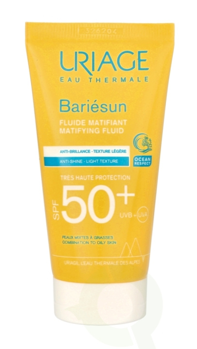 Uriage Bariesun Mat Fluid SPF50+ 50 ml in de groep BEAUTY & HEALTH / Huidsverzorging / Zonnebank / Zonnebescherming bij TP E-commerce Nordic AB (C62449)