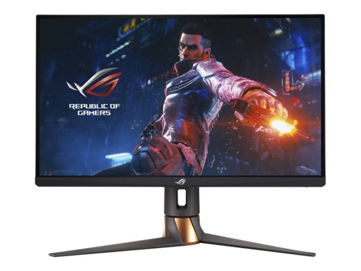 ASUS ROG Swift PG27UQR 27 3840 x 2160 (4K) HDMI DisplayPort 160Hz Pivot-skärm in de groep COMPUTERS & RANDAPPARATUUR / Computermonitor / Computermonitoren bij TP E-commerce Nordic AB (C62572)