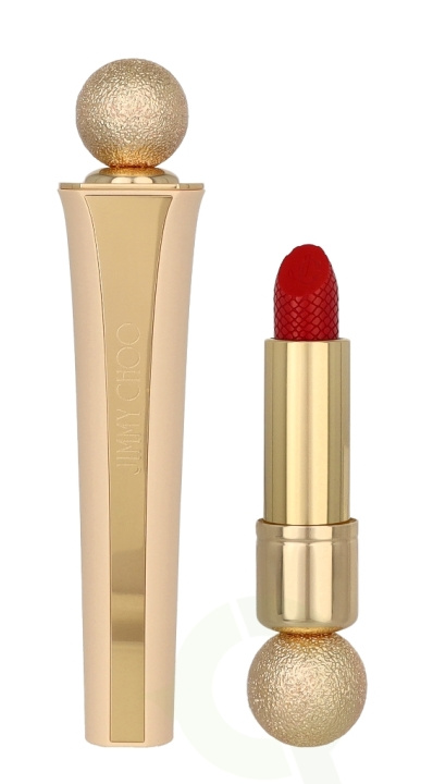 Jimmy Choo Seduction Collection Satin Lipstick 3.5 g #001 Red Carpet in de groep BEAUTY & HEALTH / Makeup / Lippen / Lippenstift bij TP E-commerce Nordic AB (C64076)