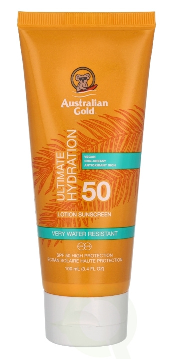 Australian Gold Ultimate Hydration Lotion SPF50 100 ml in de groep BEAUTY & HEALTH / Huidsverzorging / Zonnebank / Zonnebescherming bij TP E-commerce Nordic AB (C64354)