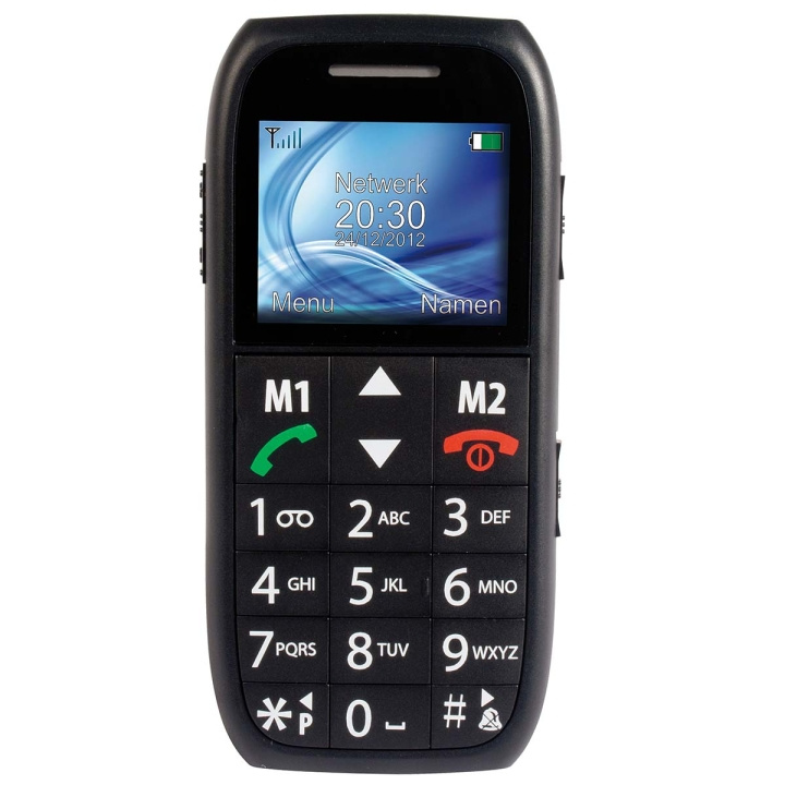 Fysic FM-7500 Eenvoudige mobiele telefoon voor senioren met SOS-paniekknop zwart in de groep SMARTPHONE & TABLETS / Mobiele telefoons & smartphones bij TP E-commerce Nordic AB (C64477)