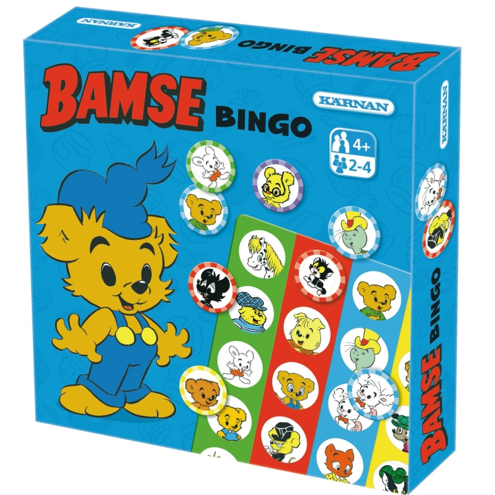 Kärnan Bamse bingo in de groep SPEELGOED, KINDER- & BABYPRODUCTEN / Spelletje / Bordspellen bij TP E-commerce Nordic AB (C64550)