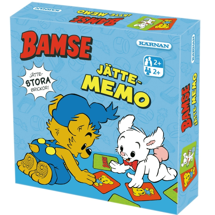 Kärnan Bamse Jättememo in de groep SPEELGOED, KINDER- & BABYPRODUCTEN / Spelletje / Kinderspellen bij TP E-commerce Nordic AB (C64555)