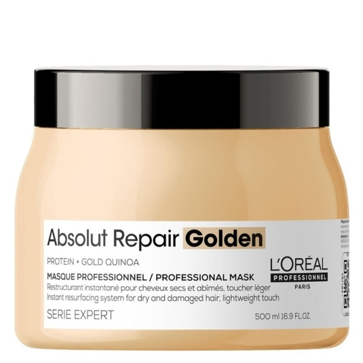 L\'ORÉAL PARIS L\'Oreal Professionnel Serie Expert Absolut Repair Golden Masque 500ml in de groep BEAUTY & HEALTH / Haar & Styling / Haarverzorging / Haarmasker bij TP E-commerce Nordic AB (C64573)