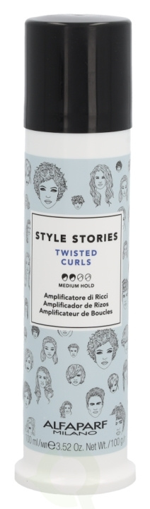 Alfaparf Style Stories Twisted Curls 100 ml Medium Hold in de groep BEAUTY & HEALTH / Haar & Styling / Hair styling / Styling crème bij TP E-commerce Nordic AB (C64688)