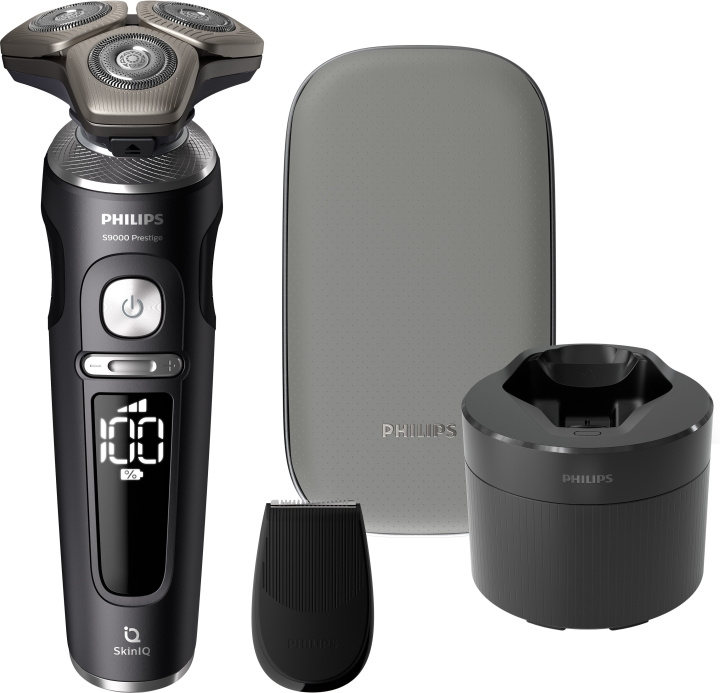 Philips S9000 Prestige SP9840/32 shaver with cleaning station in de groep BEAUTY & HEALTH / Haar & Styling / Scheren & Trimmen / Scheerapparaten bij TP E-commerce Nordic AB (C64871)