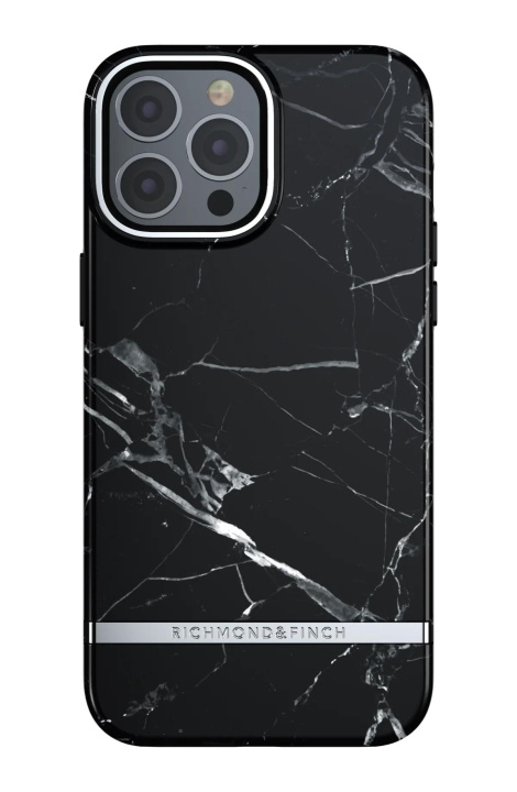 Richmond & Finch iPhone 13 Pro Max Freedom Case, zwart marmer in de groep SMARTPHONE & TABLETS / Mobielbescherming / Apple / iPhone 13 Pro Max / Hoesjes bij TP E-commerce Nordic AB (C64912)