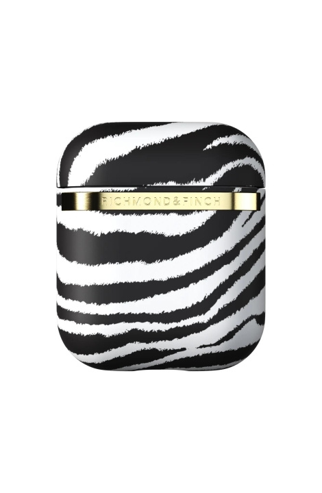 Richmond & Finch Airpod etui, Zebra in de groep HOME ELECTRONICS / Audio & Beeld / Koptelefoon & Accessoires / Accessoires bij TP E-commerce Nordic AB (C64925)