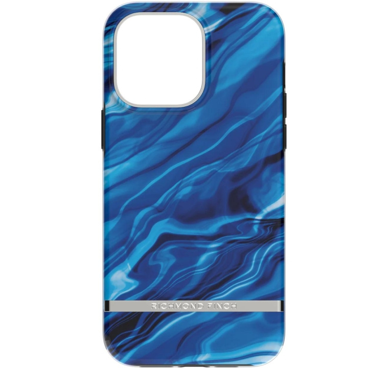 Richmond & Finch iPhone 14 Pro Max hoesje, Blue Waves in de groep SMARTPHONE & TABLETS / Mobielbescherming / Apple / iPhone 14 bij TP E-commerce Nordic AB (C64942)