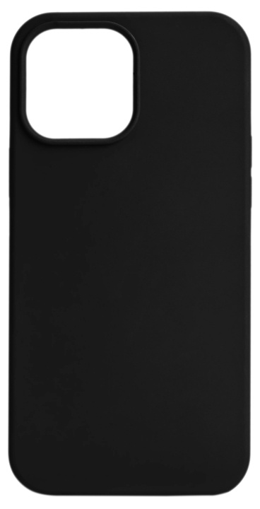 Essentials iPhone 12/12 Pro silicone back cover, Black in de groep SMARTPHONE & TABLETS / Mobielbescherming / Apple / Hobbykleuren bij TP E-commerce Nordic AB (C64970)