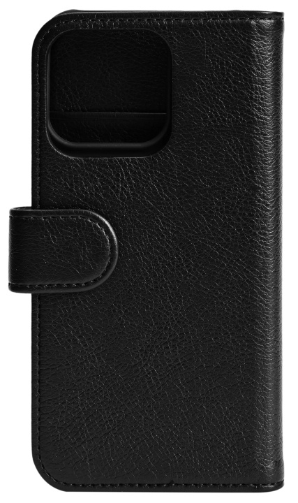 Essentials iPhone 13 Pro Max PU wallet,detach,3 card,Black in de groep SMARTPHONE & TABLETS / Mobielbescherming / Apple / iPhone 13 Pro bij TP E-commerce Nordic AB (C65005)