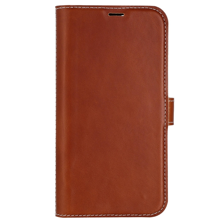 Essentials iPhone 12/12 Pro Leather wallet, detachable, Brown in de groep SMARTPHONE & TABLETS / Mobielbescherming / Apple / IPL en laser bij TP E-commerce Nordic AB (C65042)