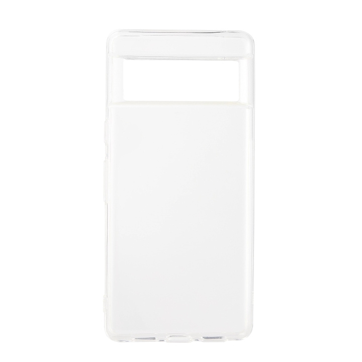 Essentials Google Pixel 6a TPU back cover, transparent in de groep SMARTPHONE & TABLETS / Mobielbescherming / Google bij TP E-commerce Nordic AB (C65074)