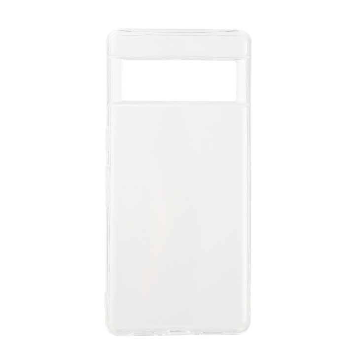 Essentials Google Pixel 7a TPU back cover, transparent in de groep SMARTPHONE & TABLETS / Mobielbescherming / Google bij TP E-commerce Nordic AB (C65075)