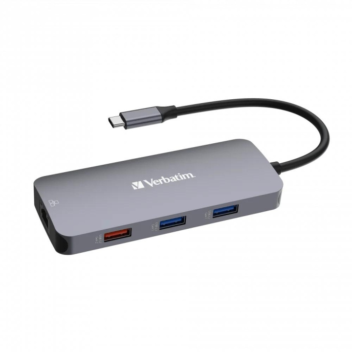 Verbatim USB-C Pro Multiport Hub 9 Port CMH-09 in de groep COMPUTERS & RANDAPPARATUUR / Computeraccessoires / USB-hubs bij TP E-commerce Nordic AB (C65090)