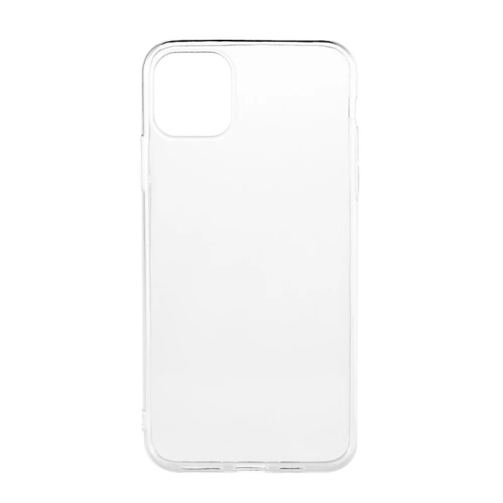 Essentials iPhone 11 Pro Max, TPU back cover, Transparent in de groep SMARTPHONE & TABLETS / Mobielbescherming / Apple / iPhone 11 Pro Max bij TP E-commerce Nordic AB (C65189)