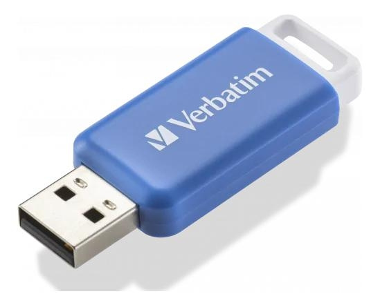 Verbatim DataBar USB 2.0 Drive Blue 64GB in de groep HOME ELECTRONICS / Opslagmedia / USB-geheugen / USB 2.0 bij TP E-commerce Nordic AB (C65246)