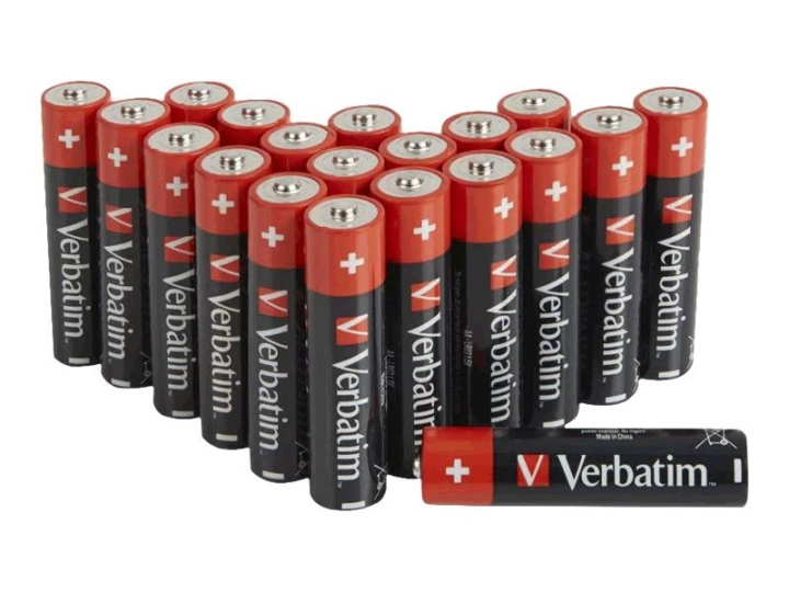 Verbatim Alkaline battery AA 4 20 pack in de groep HOME ELECTRONICS / Batterijen & Opladers / Batterijen / Batterijen voor hoortoestellen bij TP E-commerce Nordic AB (C65256)