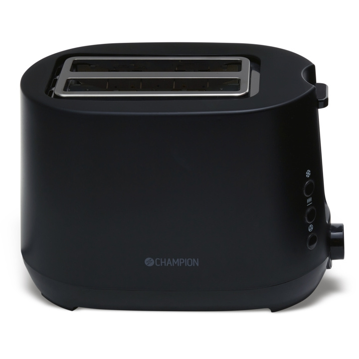 Champion Brödrost 2 skivor 750W BR300 Mattsvart in de groep HUISHOUDEN & TUIN / Huishoudelijke apparaten / Broodroosters & Broodgrills / Broodroosters bij TP E-commerce Nordic AB (C65335)