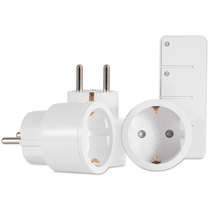 Nexa MYCR-2/SET 3 x miniplugin På/Av inkl fjärrkontroll in de groep HUISHOUDEN & TUIN / Smart home / Smart plugs bij TP E-commerce Nordic AB (C65343)