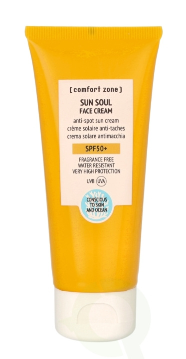 Comfort Zone Sun Soul Face Cream SPF50+ 60 ml in de groep BEAUTY & HEALTH / Huidsverzorging / Zonnebank / Zonnebescherming bij TP E-commerce Nordic AB (C65576)