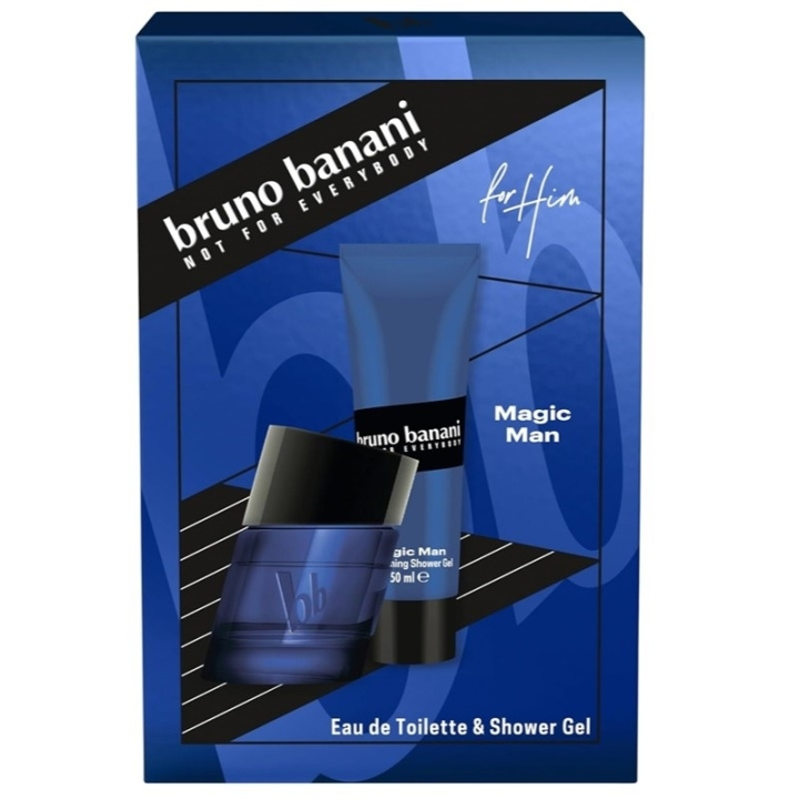 Bruno Banani Giftset Bruno Banani Magic Man Edt 30ml + Shower Gel 50ml in de groep BEAUTY & HEALTH / Cadeausets / Cadeausets voor hem bij TP E-commerce Nordic AB (C65701)