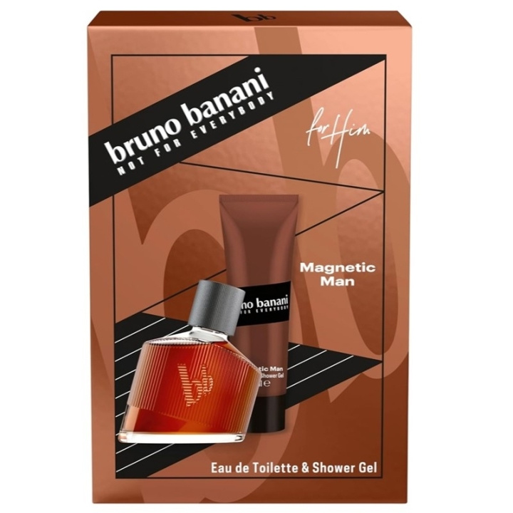 Bruno Banani Giftset Bruno Banani Magnetic Man Edt 30ml + Shower Gel 50ml in de groep BEAUTY & HEALTH / Cadeausets / Cadeausets voor hem bij TP E-commerce Nordic AB (C65703)