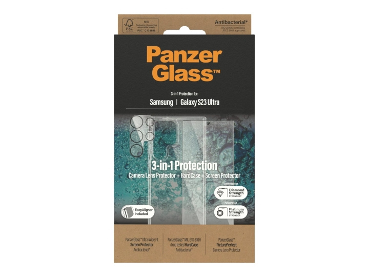 PanzerGlass Skærm/objektiv/rygbeskyttersæt in de groep SMARTPHONE & TABLETS / Mobielbescherming / Samsung bij TP E-commerce Nordic AB (C65902)