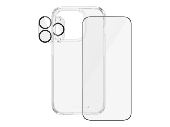 PanzerGlass Skærm/objektiv/rygbeskyttersæt Sort Transparent Apple iPhone 15 Pro in de groep SMARTPHONE & TABLETS / Mobielbescherming / Apple / iPhone 15 bij TP E-commerce Nordic AB (C65909)