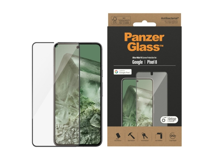 PanzerGlass Google Pixel 8 in de groep SMARTPHONE & TABLETS / Mobielbescherming / Google bij TP E-commerce Nordic AB (C65912)