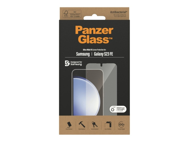 PanzerGlass Klar Samsung Galaxy S23 FE in de groep SMARTPHONE & TABLETS / Mobielbescherming / Samsung bij TP E-commerce Nordic AB (C65914)