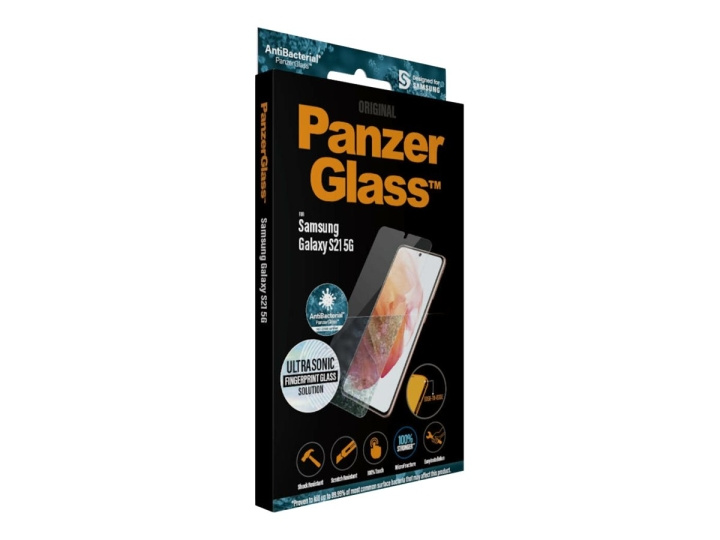 PanzerGlass Skærmbeskytter Transparent Samsung Galaxy S21 5G in de groep SMARTPHONE & TABLETS / Mobielbescherming / Samsung bij TP E-commerce Nordic AB (C65922)