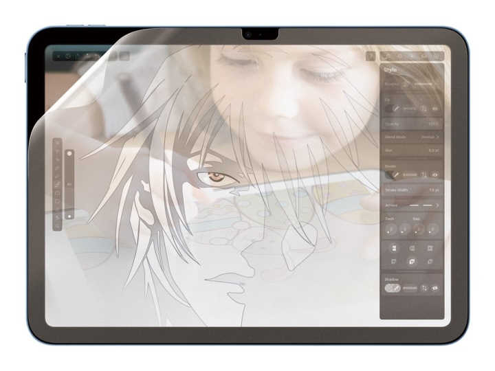 PanzerGlass Graphic Paper Skærmbeskytter Apple 10.9-inch iPad (10. generation) in de groep SMARTPHONE & TABLETS / Tablet bescherming / Apple iPad bij TP E-commerce Nordic AB (C65927)