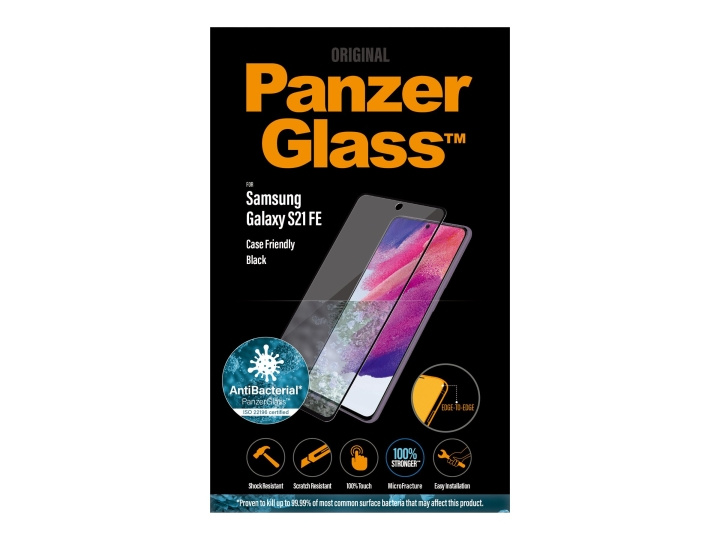 PanzerGlass Krystalklar Samsung Galaxy S21 FE 5G in de groep SMARTPHONE & TABLETS / Mobielbescherming / Samsung bij TP E-commerce Nordic AB (C65939)