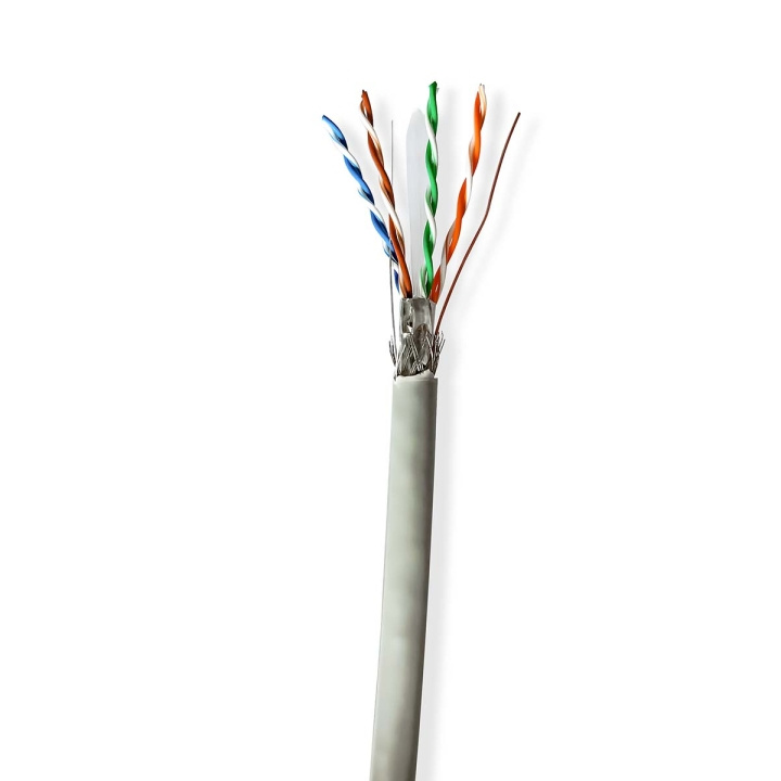 Nedis Netwerk Kabel Rol | CAT6 | Solid | S/FTP | CCA | 305.0 m | Binnenshuis | Rond | PVC | Grijs | Trekdoos in de groep COMPUTERS & RANDAPPARATUUR / Computerkabels / Netwerkkabels / Cat6 bij TP E-commerce Nordic AB (C66028)