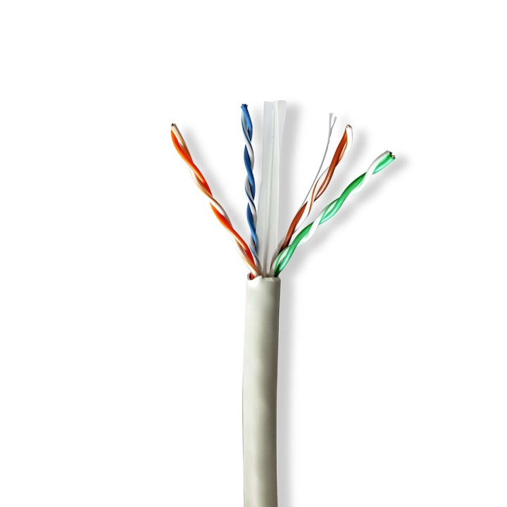 Nedis Netwerk Kabel Rol | CAT6 | Solid | U/UTP | Koper | 305.0 m | Binnenshuis | Rond | LSZH | Grijs | Trekdoos in de groep COMPUTERS & RANDAPPARATUUR / Computerkabels / Netwerkkabels / Cat6 bij TP E-commerce Nordic AB (C66032)