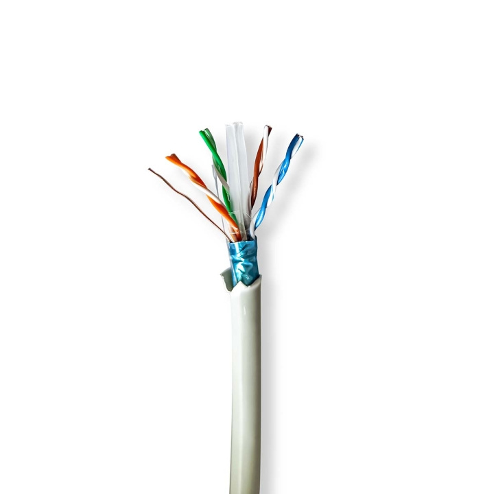 Nedis Netwerk Kabel Rol | CAT6 | Solid | F/UTP | Koper | 305.0 m | Binnenshuis | Rond | LSZH | Grijs | Trekdoos in de groep COMPUTERS & RANDAPPARATUUR / Computerkabels / Netwerkkabels / Cat6 bij TP E-commerce Nordic AB (C66036)