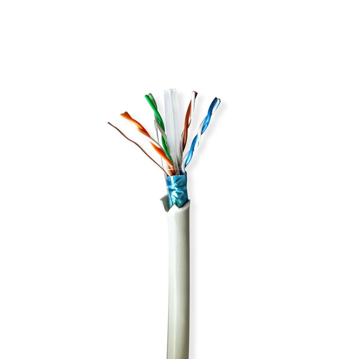 Nedis Netwerk Kabel Rol | CAT6 | Solid | F/UTP | Koper | 50.0 m | Binnenshuis | Rond | LSZH | Grijs | Trekdoos in de groep COMPUTERS & RANDAPPARATUUR / Computerkabels / Netwerkkabels / Cat6 bij TP E-commerce Nordic AB (C66037)