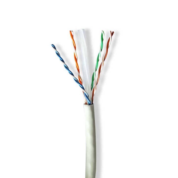 Nedis Netwerk Kabel Rol | CAT6a | Solid | U/UTP | Koper | 100.0 m | Binnenshuis | Rond | LSZH | Grijs | Gift Box in de groep COMPUTERS & RANDAPPARATUUR / Computerkabels / Netwerkkabels / Cat6 bij TP E-commerce Nordic AB (C66042)