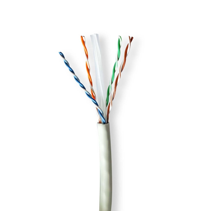 Nedis Netwerk Kabel Rol | CAT6a | Solid | U/UTP | Koper | 305.0 m | Binnenshuis | Rond | LSZH | Grijs | Trekdoos in de groep COMPUTERS & RANDAPPARATUUR / Computerkabels / Netwerkkabels / Cat6 bij TP E-commerce Nordic AB (C66043)