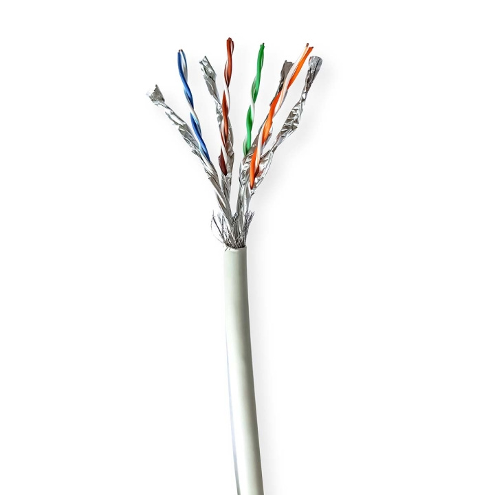 Nedis Netwerk Kabel Rol | CAT7 | Solid | S/FTP | Koper | 100.0 m | Binnenshuis | Rond | LSZH | Grijs | Gift Box in de groep COMPUTERS & RANDAPPARATUUR / Computerkabels / Netwerkkabels / Cat7 bij TP E-commerce Nordic AB (C66046)