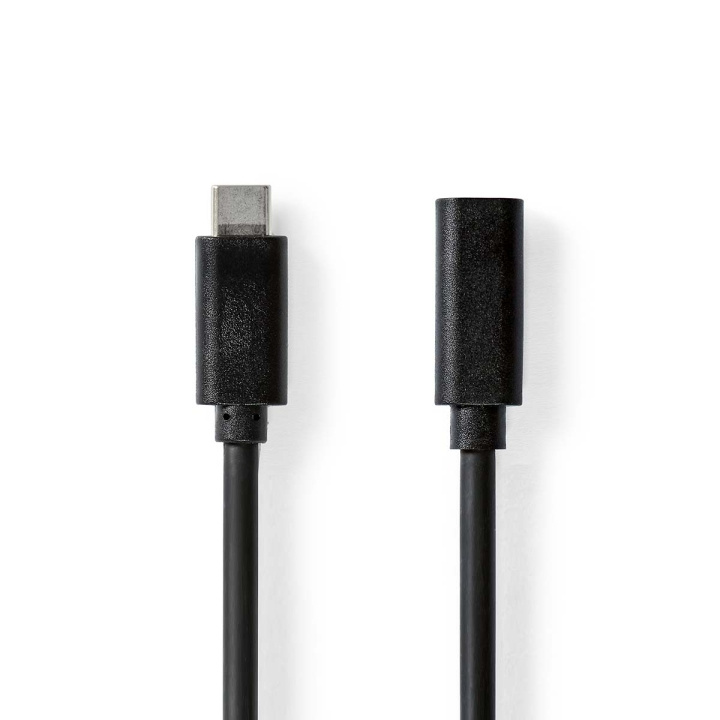 Nedis USB-Kabel | USB 3.2 Gen 1 | USB-C™ Male | USB-C™ Female | 4K@60Hz | 5 Gbps | Vernikkeld | 2.00 m | Rond | PVC | Zwart | Doos in de groep COMPUTERS & RANDAPPARATUUR / Computerkabels / USB / USB-C bij TP E-commerce Nordic AB (C66102)