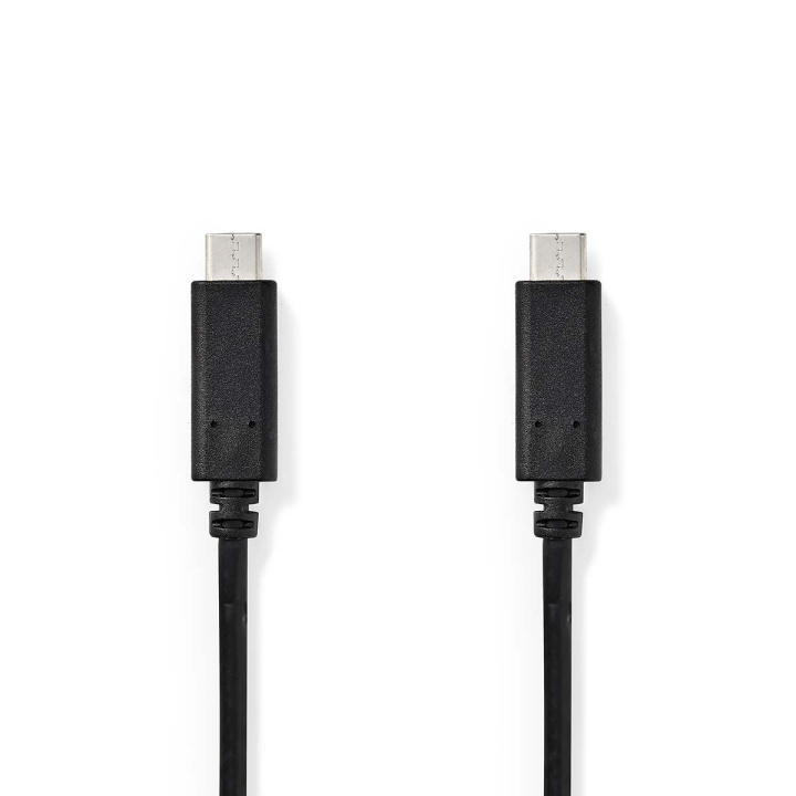 Nedis USB-Kabel | USB 3.2 Gen 1 | USB-C™ Male | USB-C™ Male | 60 W | 4K@60Hz | 5 Gbps | Vernikkeld | 1.00 m | Rond | PVC | Zwart | Doos in de groep COMPUTERS & RANDAPPARATUUR / Computerkabels / USB / USB-C bij TP E-commerce Nordic AB (C66105)