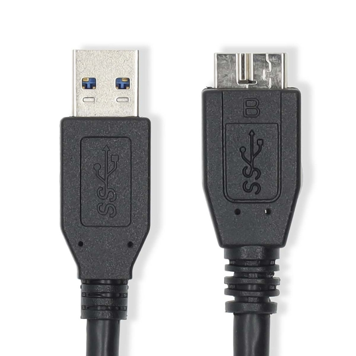 Nedis USB-Kabel | USB 3.2 Gen 1 | USB-A Male | USB Micro-B Male | 5 Gbps | Vernikkeld | 1.00 m | Rond | PVC | Zwart | Label in de groep COMPUTERS & RANDAPPARATUUR / Computerkabels / USB / Micro-USB / Kabels bij TP E-commerce Nordic AB (C66144)