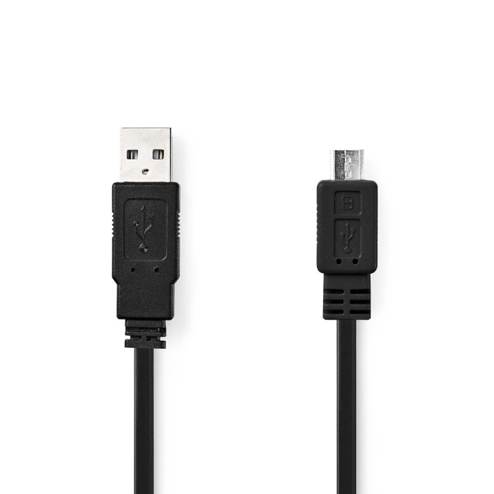 Nedis USB-Kabel | USB 2.0 | USB-A Male | USB Micro-B Male | 480 Mbps | Vernikkeld | 1.00 m | Plat | PVC | Zwart | Envelop in de groep SMARTPHONE & TABLETS / Opladers & Kabels / Kabels / Kabels microUSB bij TP E-commerce Nordic AB (C66157)