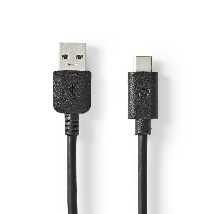 Nedis USB-Kabel | USB 3.2 Gen 1 | USB-A Male | USB-C™ Male | 60 W | 5 Gbps | Vernikkeld | 2.00 m | Rond | PVC | Zwart | Doos in de groep COMPUTERS & RANDAPPARATUUR / Computerkabels / USB / USB-C bij TP E-commerce Nordic AB (C66166)