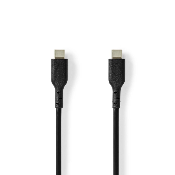 Nedis USB-Kabel | USB 2.0 | USB-C™ Male | USB-C™ Male | 240 W | 480 Mbps | Vernikkeld | 2.00 m | Rond | PVC | Zwart | Label in de groep COMPUTERS & RANDAPPARATUUR / Computerkabels / USB / USB-C bij TP E-commerce Nordic AB (C66193)