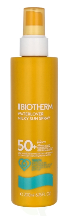 Biotherm Waterlover Sun Milk Spray SPF50+ 200 ml in de groep BEAUTY & HEALTH / Huidsverzorging / Zonnebank / Zonnebescherming bij TP E-commerce Nordic AB (C66222)