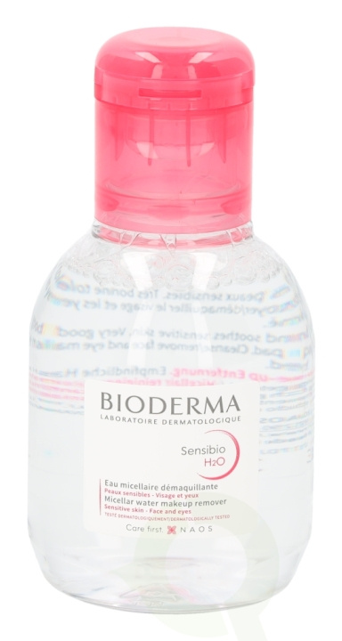 Bioderma Sensibio H2O Make-Up Removing Miceller Solution 100 ml Sensitive Skin/Travel Size in de groep BEAUTY & HEALTH / Huidsverzorging / Gezicht / Schoonmaak bij TP E-commerce Nordic AB (C66245)