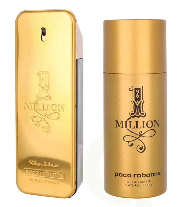 Paco Rabanne 1 Million Giftset 250 ml Edt Spray 100ml/ Deo Spray 150ml in de groep BEAUTY & HEALTH / Cadeausets / Cadeausets voor hem bij TP E-commerce Nordic AB (C66254)